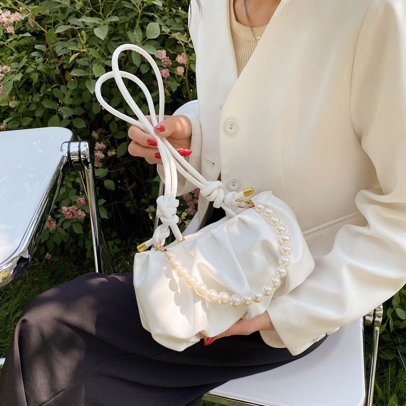 Túi Xách Đính Ngọc Trai Cao Cấp Thời Trang Theo Phong Cách Phương Tây Cho Nữ