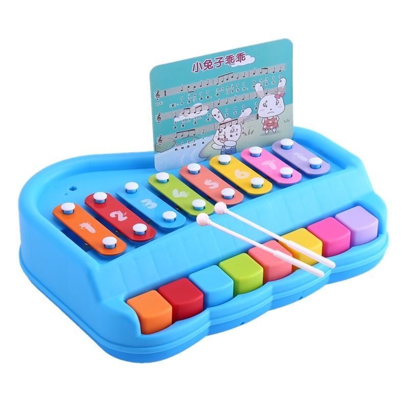 Đàn Piano Đồ Chơi Bằng Gỗ Cho Bé 0-1 Tuổi 0-3 Tuổi