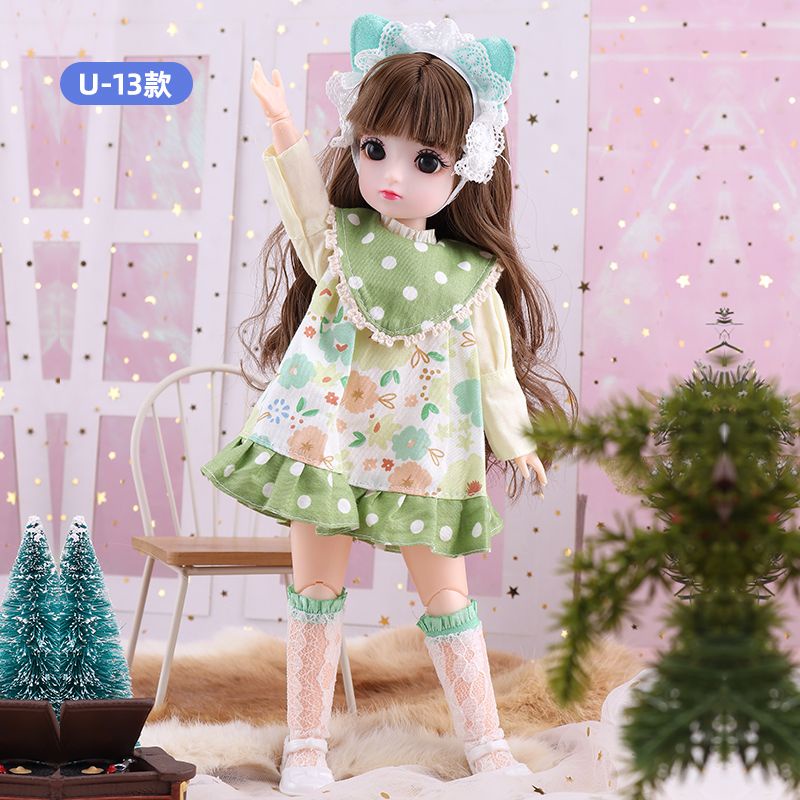 Búp Bê Công Chúa BJD Mặc Váy Ngắn 30cm Dễ Thương Phong Cách Preppy Mới Làm Quà Tặng Sinh Nhật Cho Bé Gái