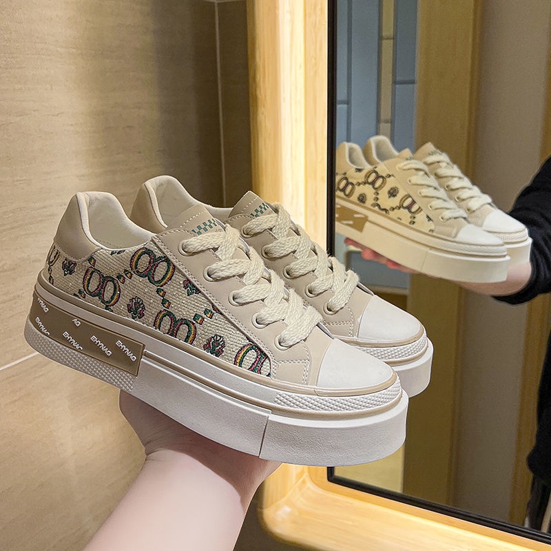 Giày Thể Thao Đế Dày Size Lớn 35-43 41 Phong Cách Mới Cho Nữ Size 42