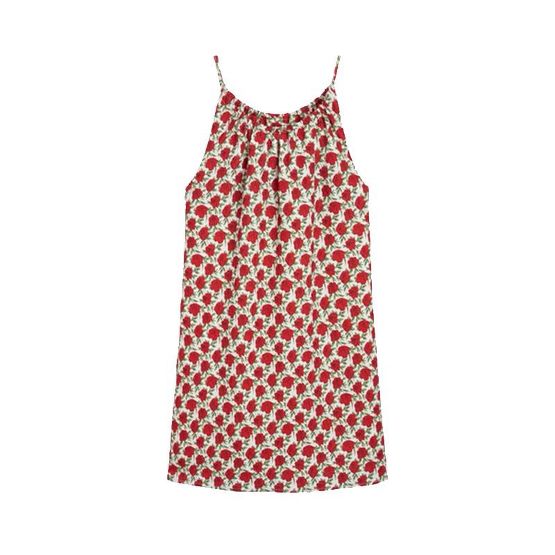 Jiashucheng Set Áo Váy Hai Dây Kèm Áo Khoác Cardigan Ngắn Phong Cách Thời Trang Xuân Hè Mới 2023