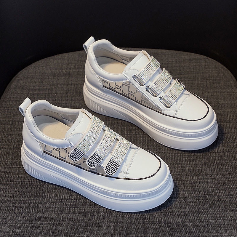 Giày Sneaker Đế Dày 5cm Thoáng Khí Thời Trang Mùa Hè 2023 giày thể thao nữ