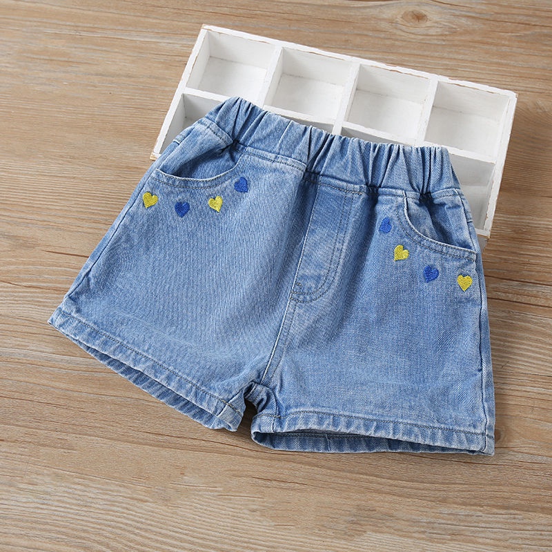 Hàng Mới Về Quần Short Denim Mỏng Phong Cách Mới 2023 Cho Bé Gái