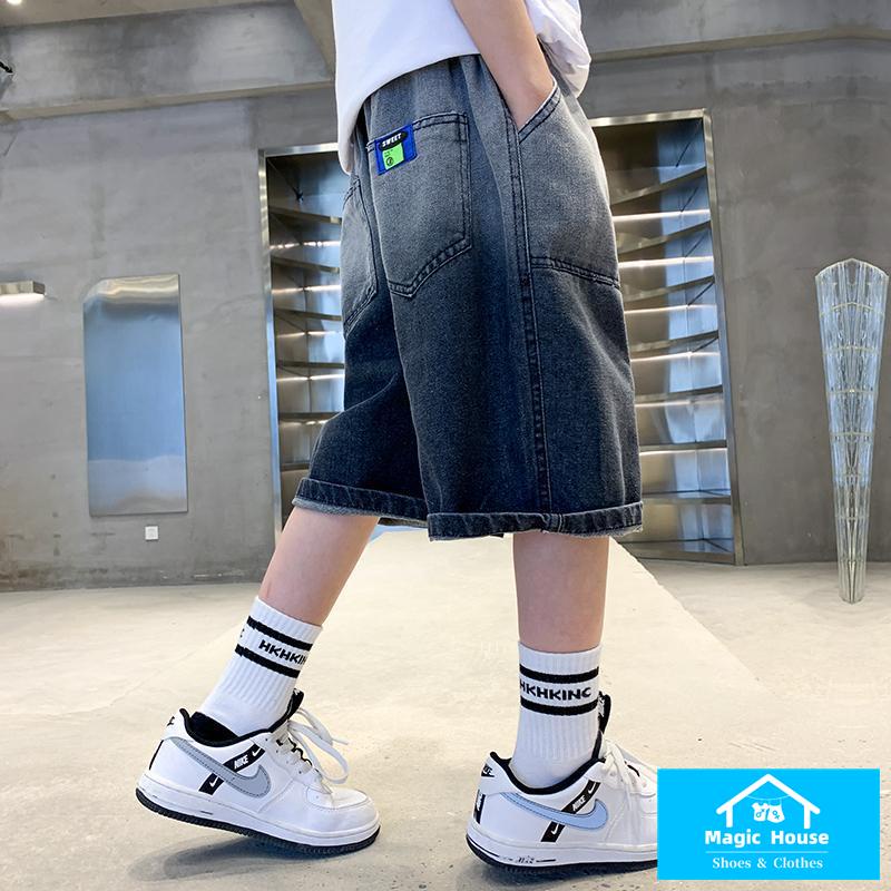 Quần Short Denim Mỏng Phong Cách Mới 2023 Cho Bé Trai