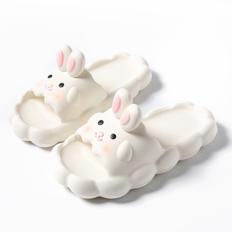 【EVEANOBQY】Dép Đi Trong Nhà Trọng Lượng Nhẹ Thoải Mái Họa Tiết Hoạt Hình Cho Cặp Đôi