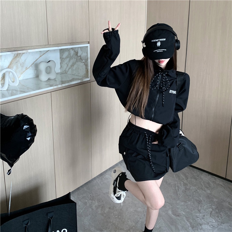 Chân váy Chân Váy Bò váy nữ Chân Váy Chữ A set váy 2023 New Style AP2605