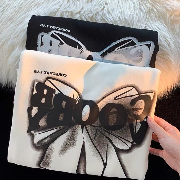 Áo Khoác Hoodie In Hình Phân Tử Phân Tử casaco Thắt Nơ Phong Cách Retro Hip Hop Thời Trang Mùa Thu Dành Cho Nữ