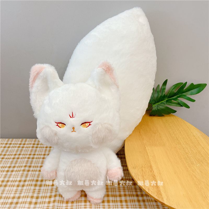 Thú Nhồi Bông Hình Chú Cáo Đuôi To Dễ Thương Làm Quà Tặng Cho Bé