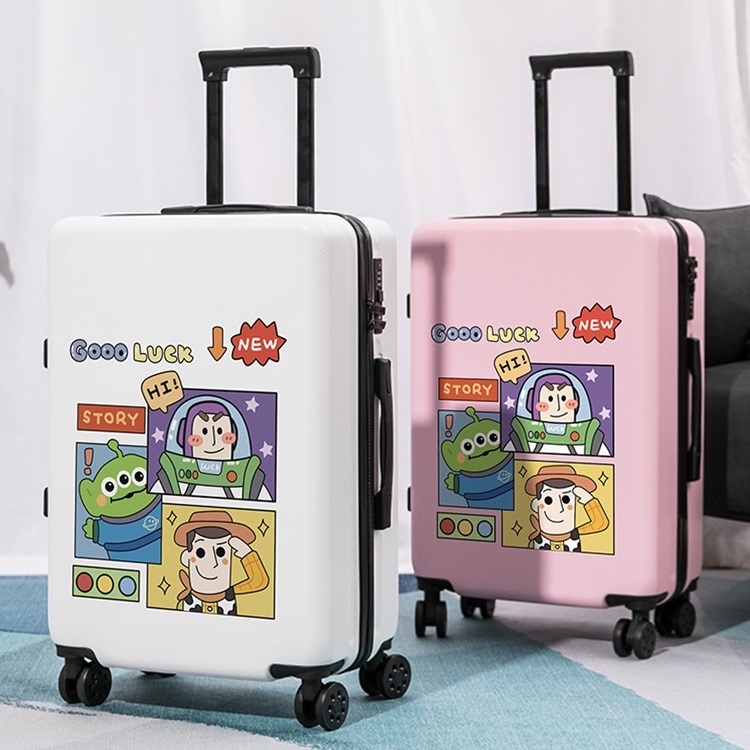 Vali nữ 20 inch hoạt hình hộp đựng xe đẩy nhỏ bền xách tay cho bé trai 24 inch