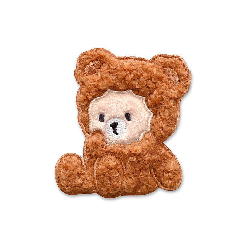 Miếng Vá Quần Áo Tự Dính Hình Gấu / Thỏ Nhồi Bông Dễ Thương