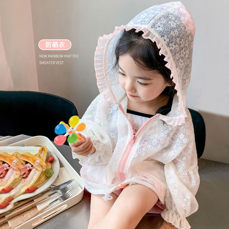 ~ Áo Khoác Chống Nắng Mỏng Thoáng Khí Phong Cách Mới 2023 Cho Bé