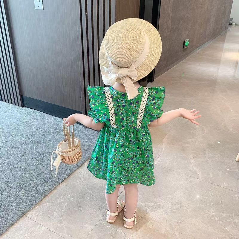 Đầm Hoa Mùa Hè Phong Cách Mới Cho Bé Gái