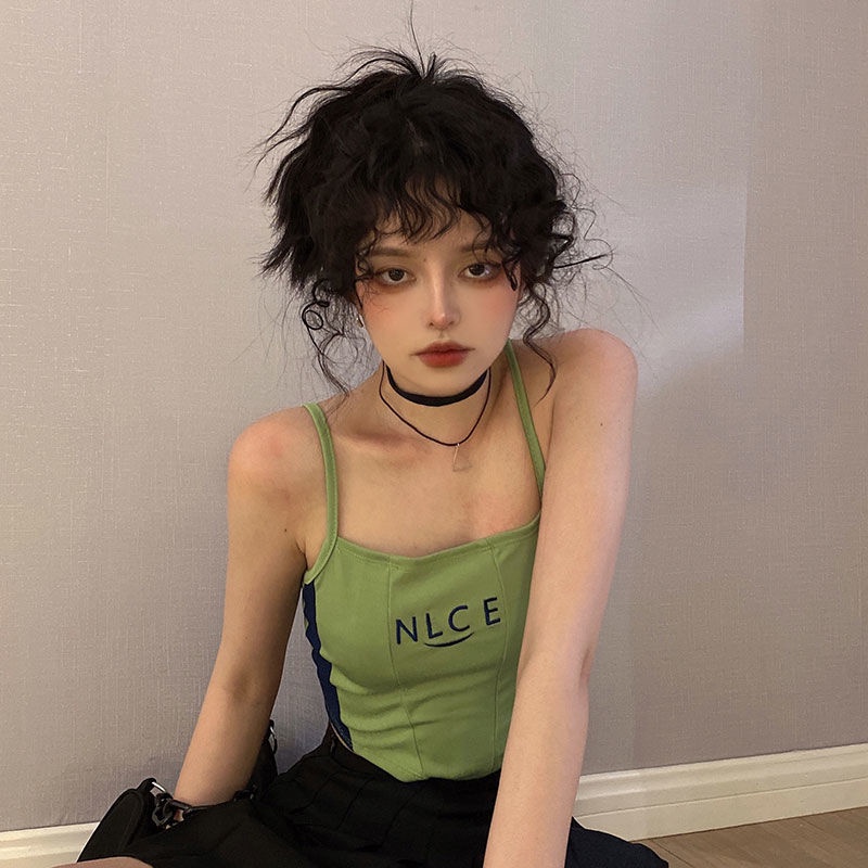 Áo Hai Dây Ôm Dáng Phong Cách Mỹ Thời Trang Cho Nữ