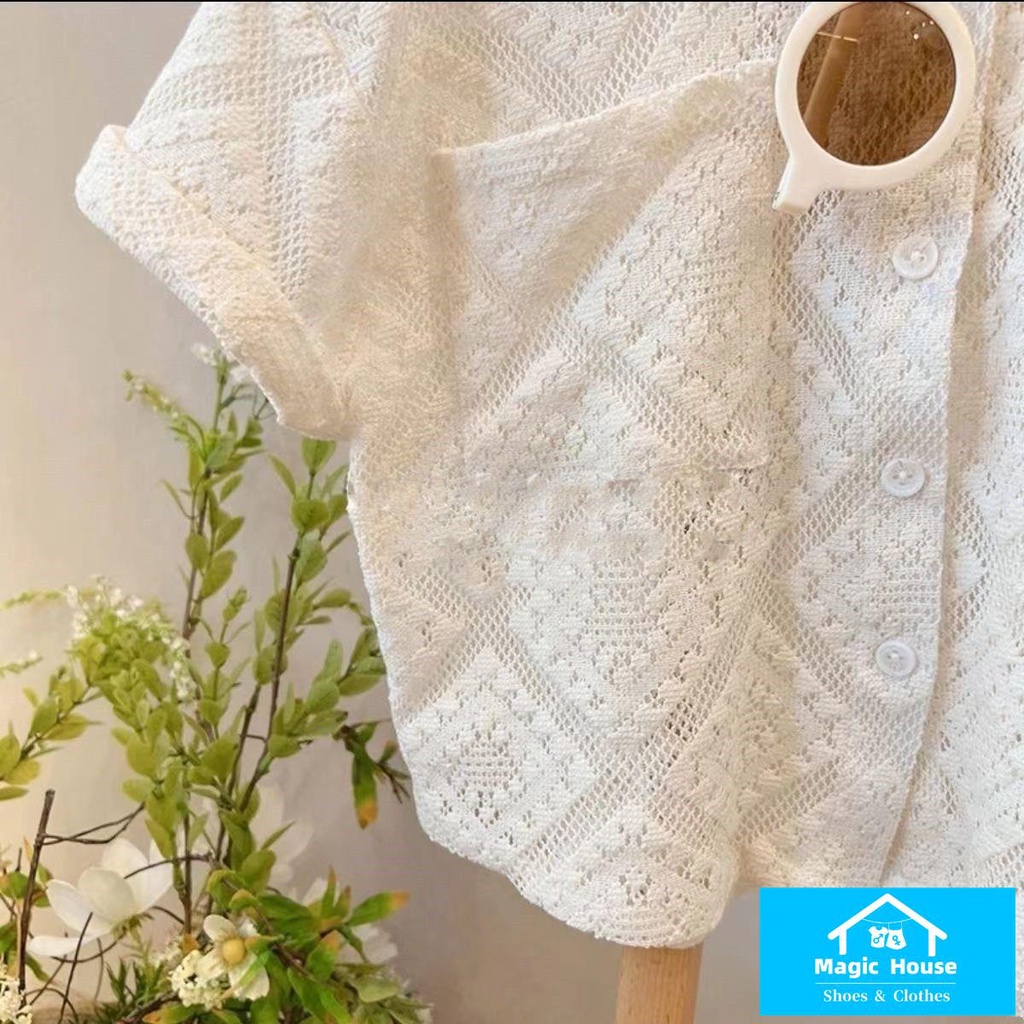 Áo Sơ Mi Tay Ngắn Dáng Rộng Thời Trang Mùa Hè 2023 Phong Cách Hàn Quốc Cho Bé Trai