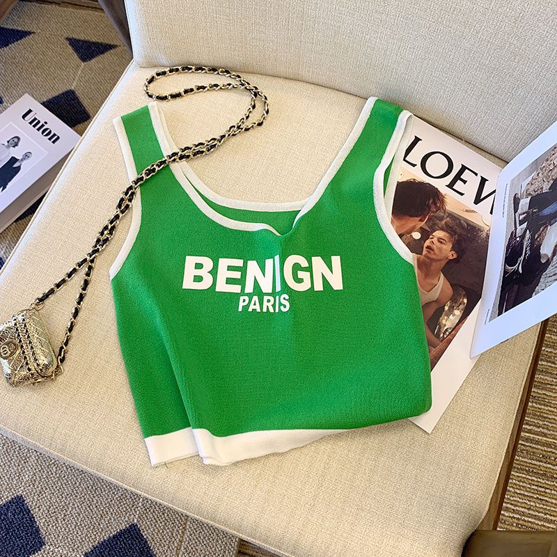 Áo Thể Thao Ngắn In Chữ Màu Hồng Ngọt Ngào Hợp Thời Trang Mùa Hè Cho Nữ / Búp Bê Barbie Core