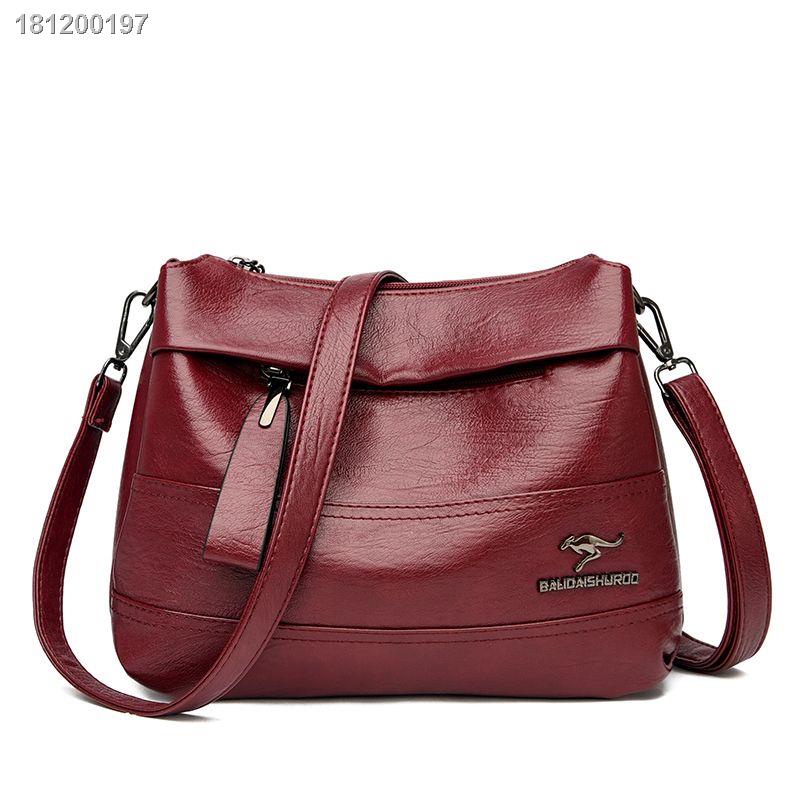 Túi Boutique Bé Gái Ba Lô Một Vai Da Thật Chính Hãng Người Cao Tuổi Trung Niên Túi Nữ 2023 Dung Tích Lớn Trung Niên Mo