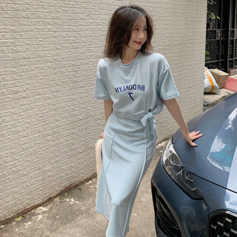 Bán Chạy ~ Bộ Đồ Ngắn Tay Phong Cách Mới Đơn Giản Thời Trang Mùa Hè Cho Nữ
