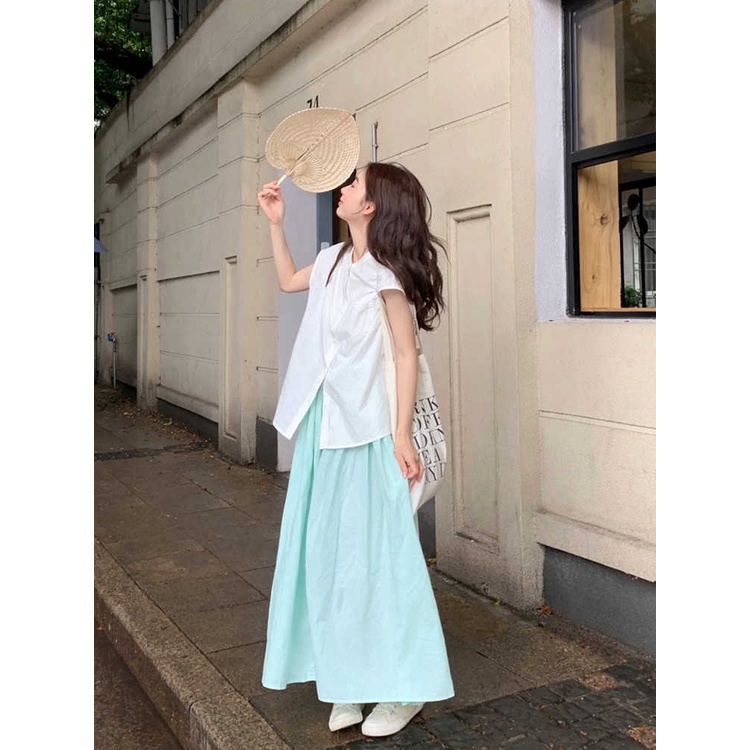 Set Áo Và Chân Váy Phong Cách Preppy Thời Trang Cho Nữ 6.6 Tuổi