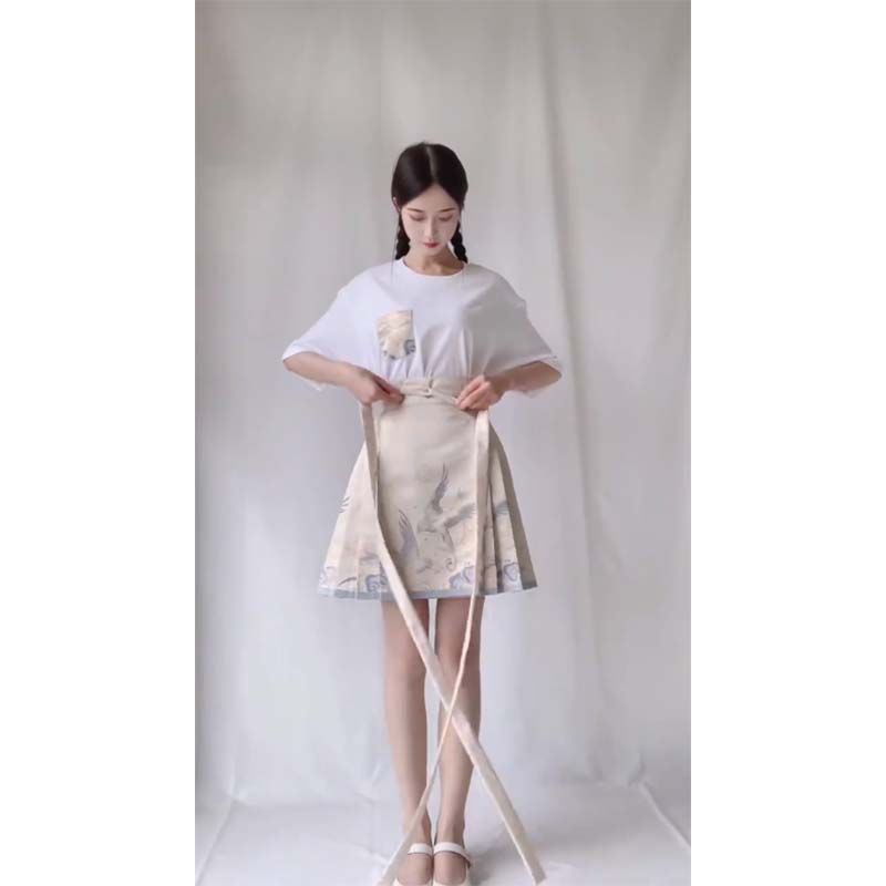 Đầm Hán Phục Cách Tân Chiết Eo Thời Trang Trung Hoa 7.12