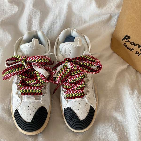 Xi Shu Chính Hãng Niche Giày Thể Thao Đế Dày Phong Cách Retro Đơn Giản Dễ Phối Đồ Dành Cho Nữ