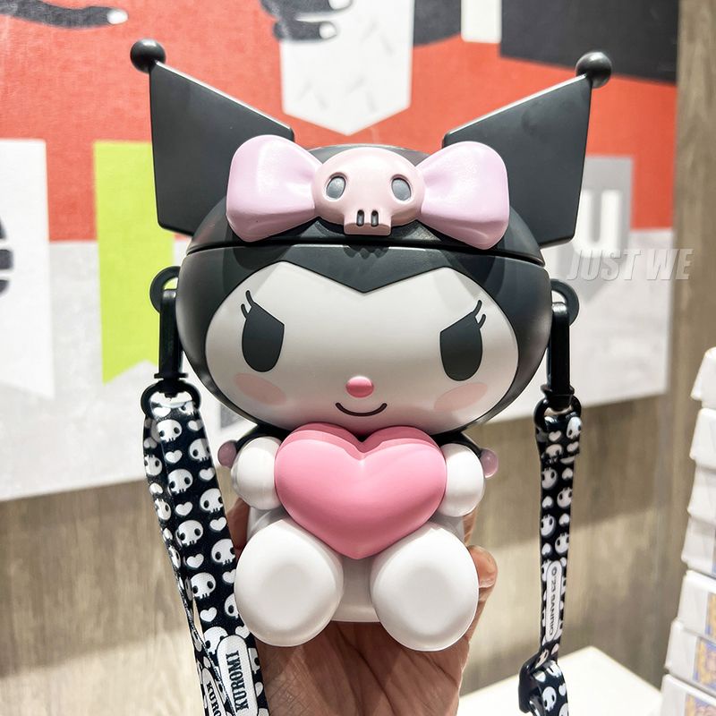 Bình Nước Hình Kuromi Hoạt Hình Dễ Thương