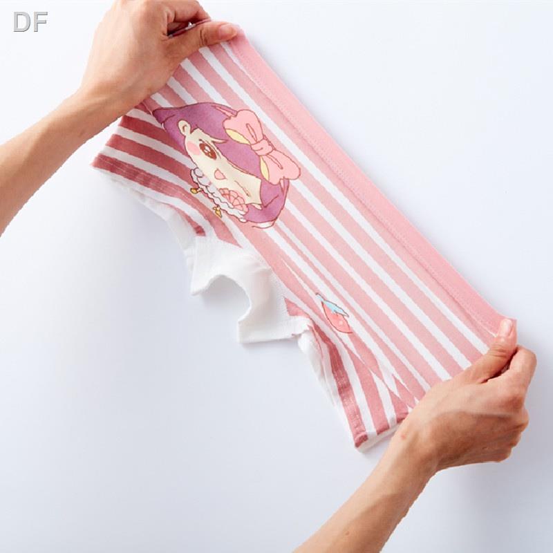 ✨Ready stock 4-pack girls 'quần đùi trẻ em quần sịp trẻ em stella briefs girls 'pure cotton briefs girls' boxer briefs girls' briefs boxer bri