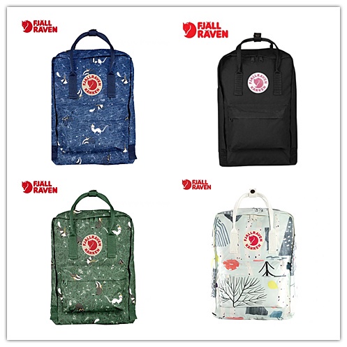 9 màu 🎉PROMO🎉🍒💯 máy tính xách tay đích thực 15 "17" kanken fjallraven kanken classic backpack