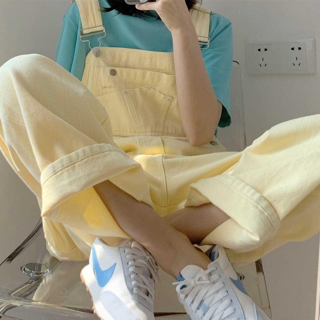 Quần Ống Rộng Dáng Suông Dài Tới Mắt Cá Chân Thời Trang Dành Cho Tuổi Teen