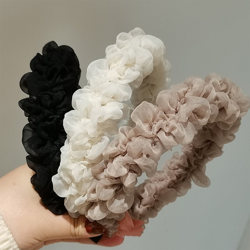 Băng Đô Vải Gạc Thời Trang Hàn Quốc Ngọt Ngào Dễ Phối Đồ Cho Nữ