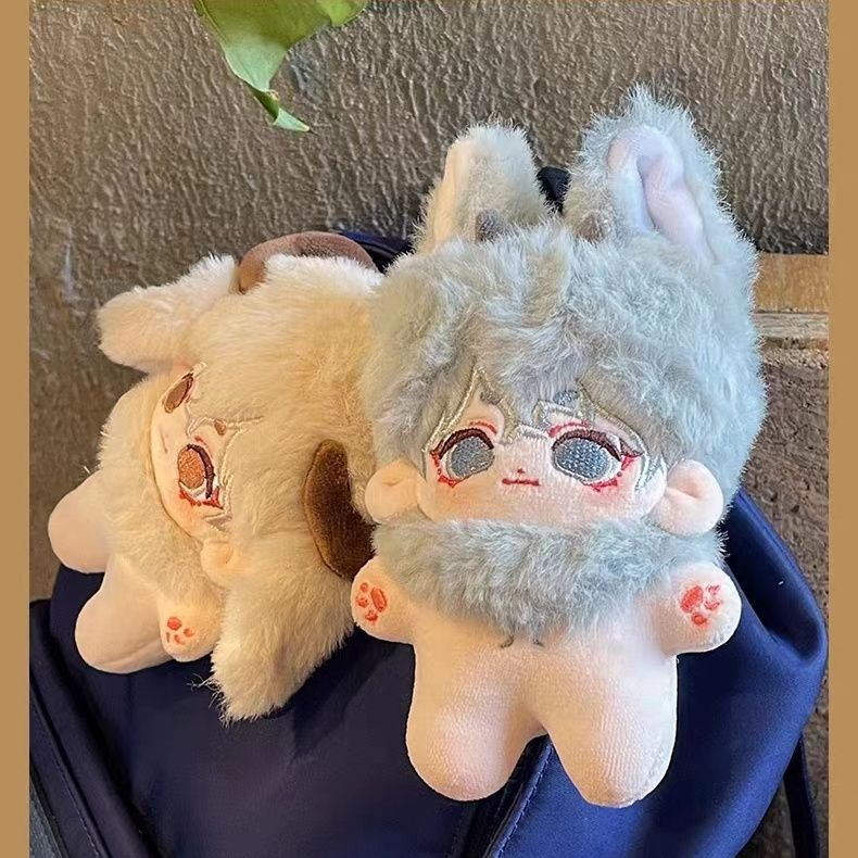 Búp Bê Nhồi Bông 10cm Vải Cotton Không Gây Kích Ứng Tai Thỏ Phong Cách Mới