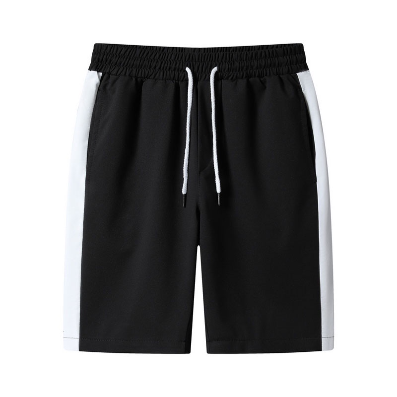 Quần Short Thể Thao Dáng Suông Thoáng Khí Phối Dây Rút Thời Trang Mùa Hè Cho Nam Giới