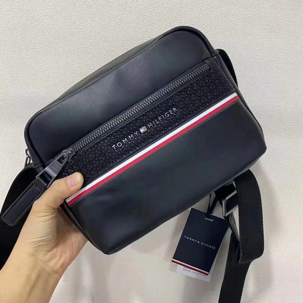 Túi Đeo Vai Tommy Thiết Kế Đơn Giản Thời Trang Cho Nam