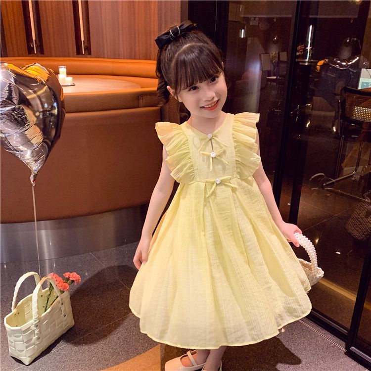 [Phong Cách Mới] ~ Đầm Công Chúa Không Tay Phong Cách Mới 2023 Dành Cho Bé Gái