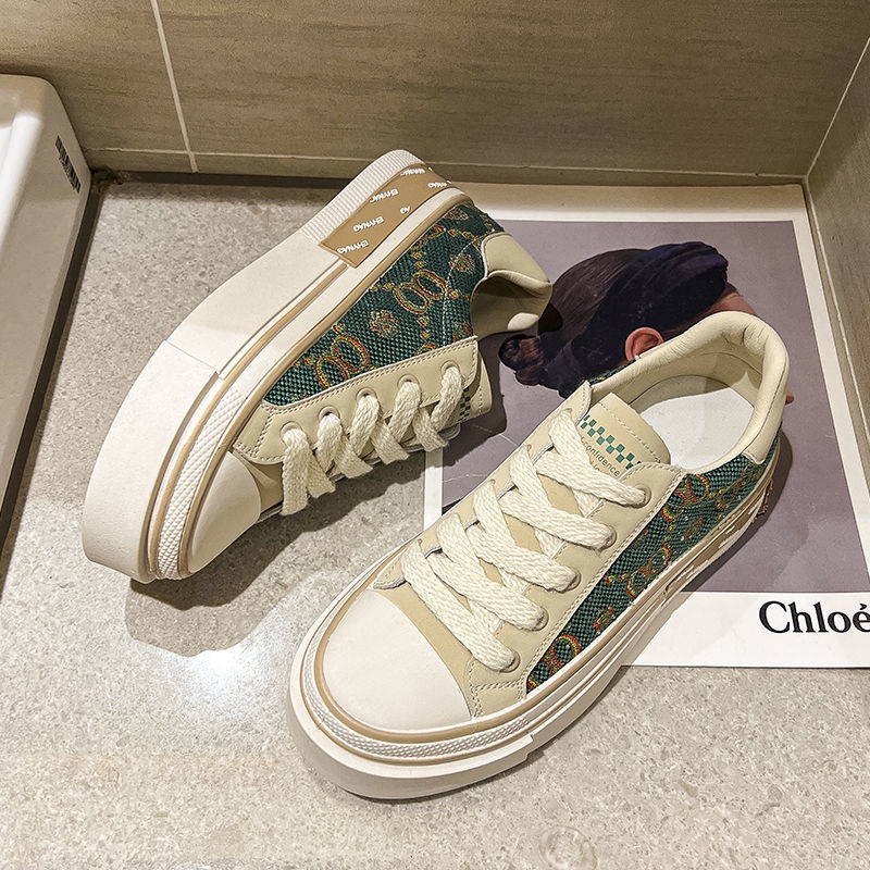 Giày Thể Thao Đế Dày Size Lớn 35-43 41 Phong Cách Mới Cho Nữ Size 42