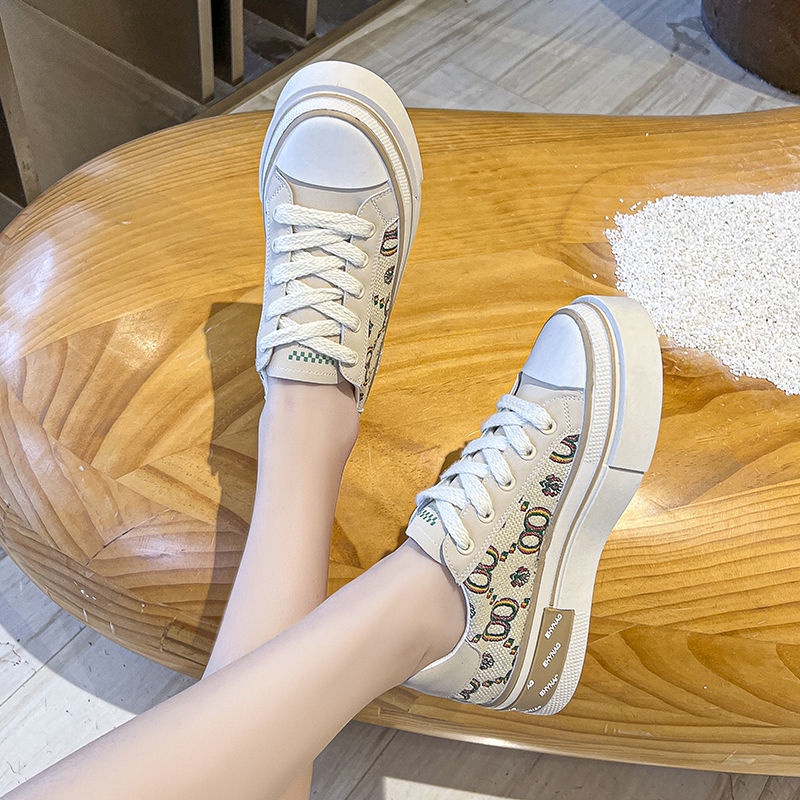 Giày Thể Thao Đế Dày Size Lớn 35-43 41 Phong Cách Mới Cho Nữ Size 42