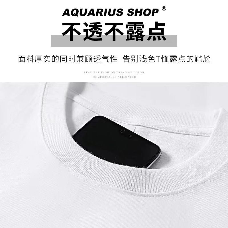 Áo Thun 100% Cotton Tay Ngắn Dáng Rộng In Họa Tiết Đường Phố Nhật Bản Thời Trang Cho Nam Và Nữ 240g