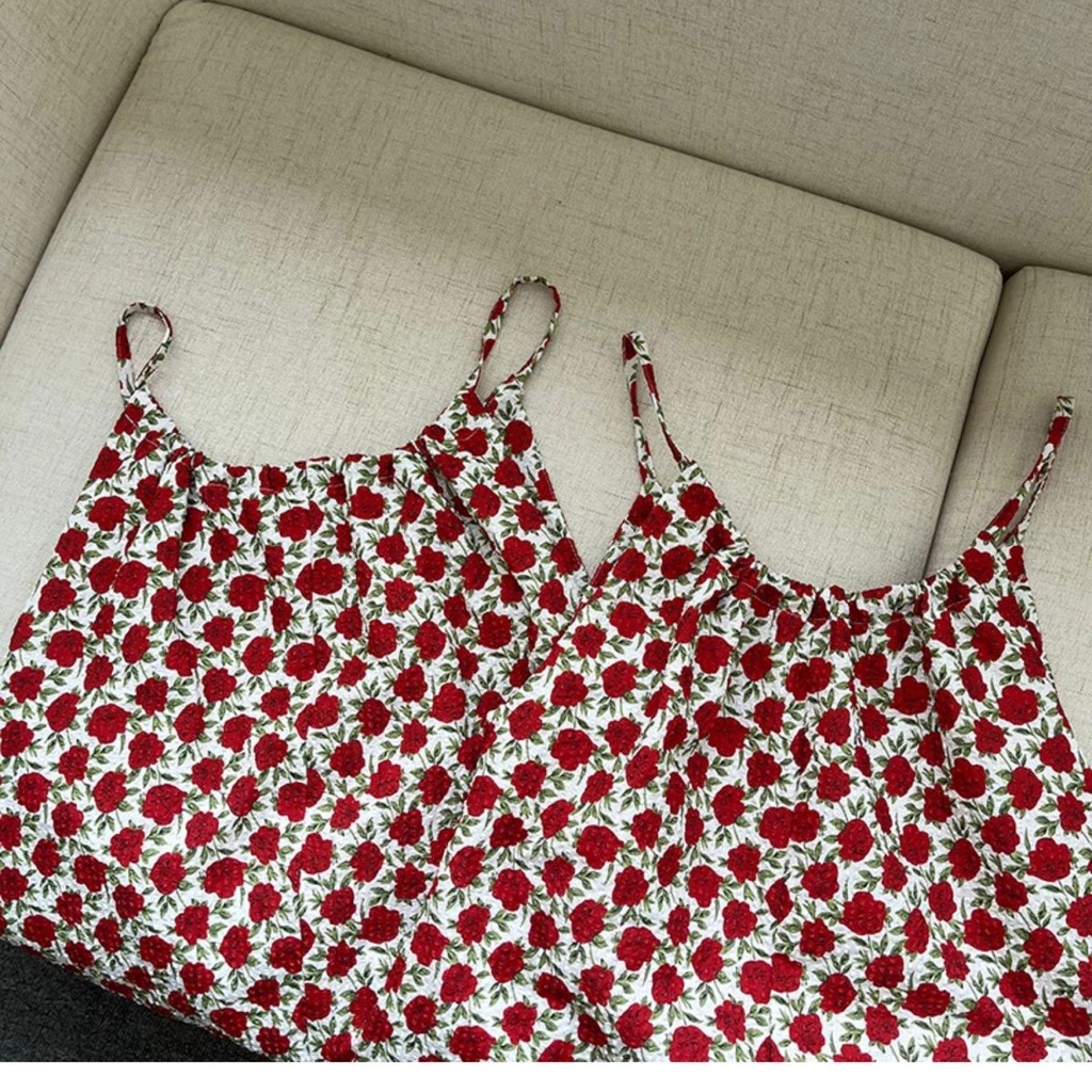 Jiashucheng Set Áo Váy Hai Dây Kèm Áo Khoác Cardigan Ngắn Phong Cách Thời Trang Xuân Hè Mới 2023