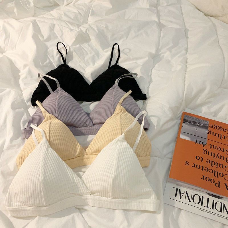 Jiashucheng Áo Ngực Mỏng Không Gọng Hình Tam Giác Chống Chói Chất Lượng Cao