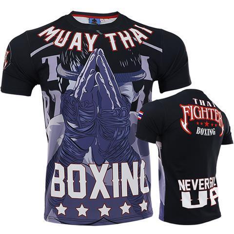 Áo Thun Thể Thao Tay Ngắn In Chữ UFC MMA t UFC MMA Thai boxing Sanda4.01