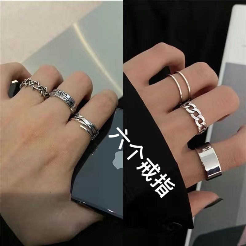 Nhẫn Bản Rộng Phong Cách Mới Nhất Không Phai Màu Giá Rẻ Cho Học Sinh