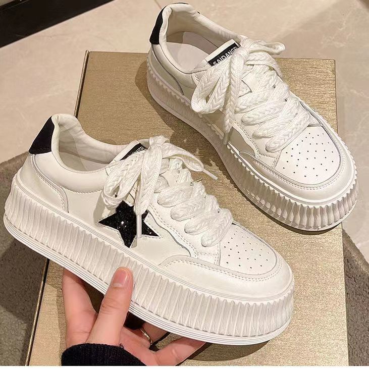 Giày Lười Đế Dày Mềm Mại Chống Trượt Họa Tiết Ngôi Sao Thời Trang Mùa Hè Cho Nữ