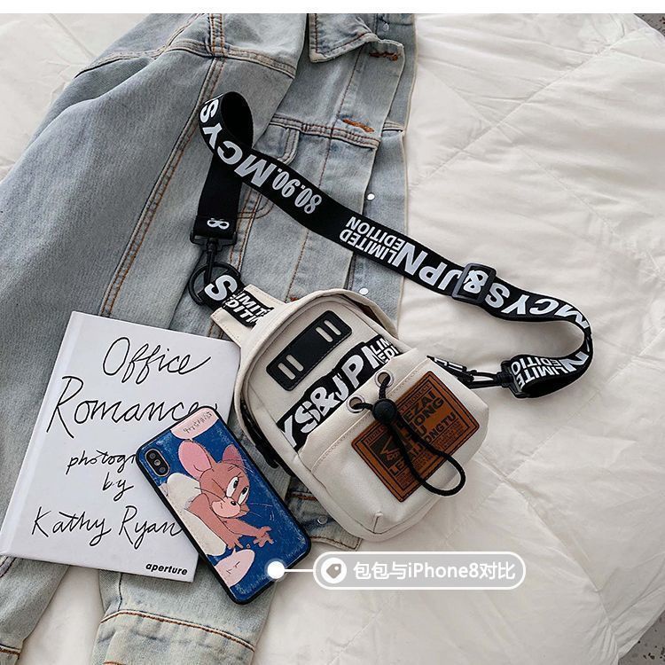 Túi Đeo Chéo Ngực Vải Oxford Nhỏ Gọn Nhẹ Đơn Giản Phiên Bản Hàn Quốc Mới