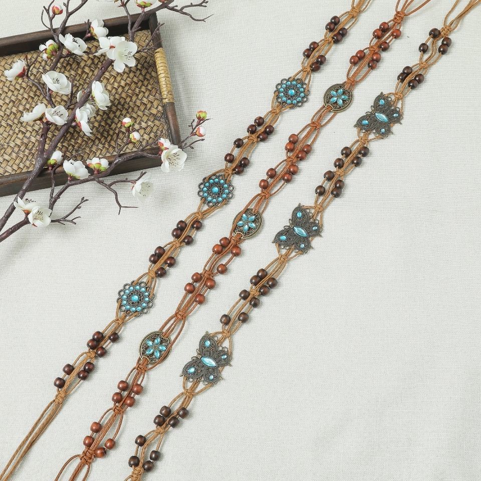 Dây Thắt Lưng Dây Xích Phong Cách Bohemian Thời Trang Cho Nữ