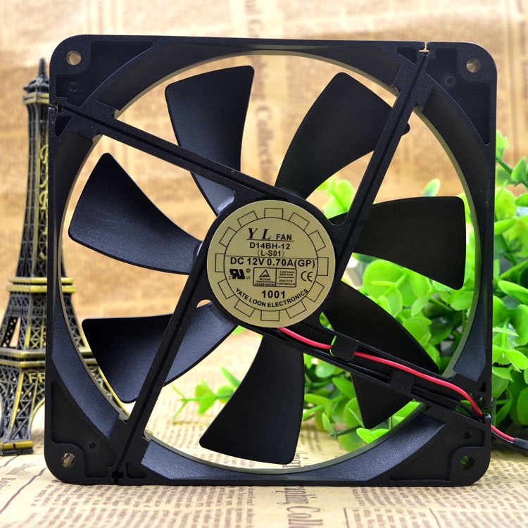 Quạt Tản Nhiệt y.l.fan y.fan y.l.fan / blessing 14cm 14025 D14B-12 Yên Tĩnh