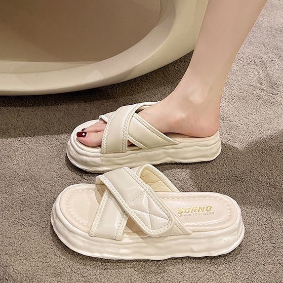 Dép Sandal Đế Xuồng Dày Dặn Chống Trượt Thời Trang Mùa Hè Dành Cho Nữ