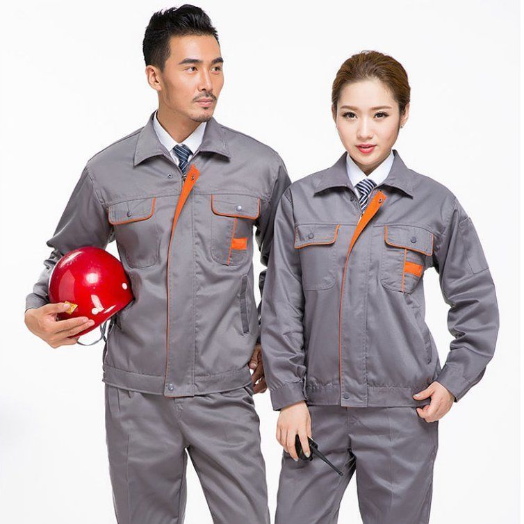 Bộ Quần Áo Bảo Hộ Lao Động Tay Dài Chất Liệu Dày Dặn Chuyên Dụng Cho Thợ Hàn Nam