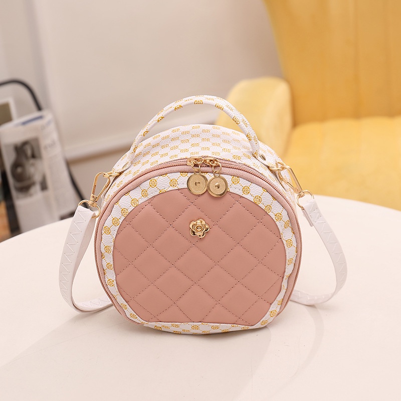 💥có hàng sẵn💥Túi Đeo Chéo Hình Tròn Nhỏ Thêu Họa Tiết Thời Trang 2023 Cho Nữ