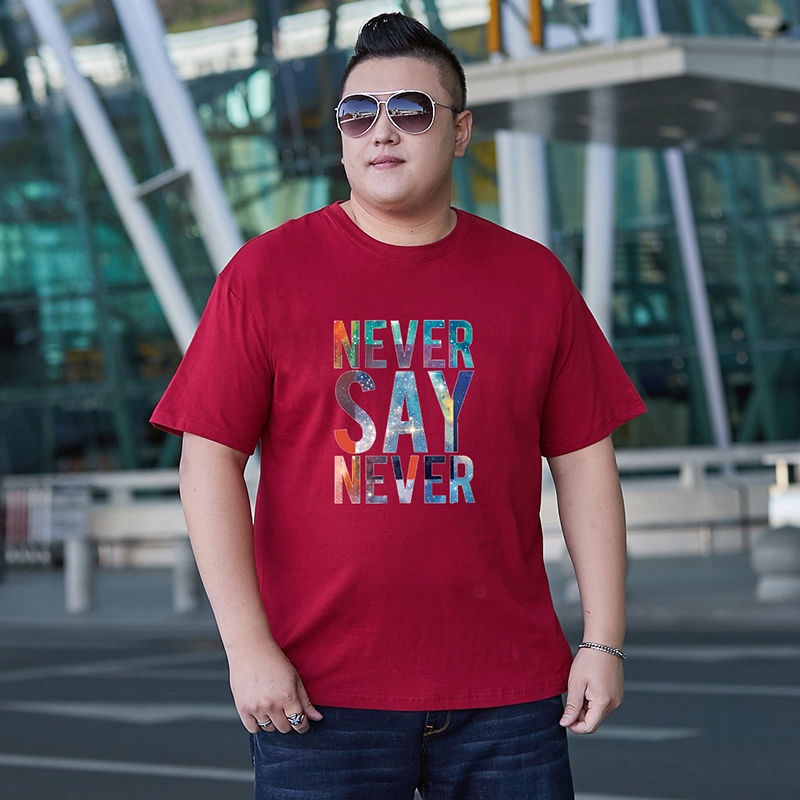 Áo Thun Plus Size Thoáng Khí Thời Trang Mùa Hè Cho Nam Giới Có Size Lớn [40% off]