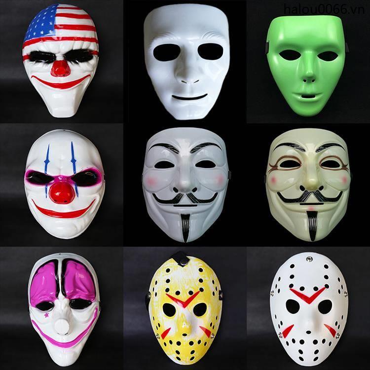 Mặt Nạ Hóa Trang Halloween Nhân Vật Chú Hề Kinh Dị