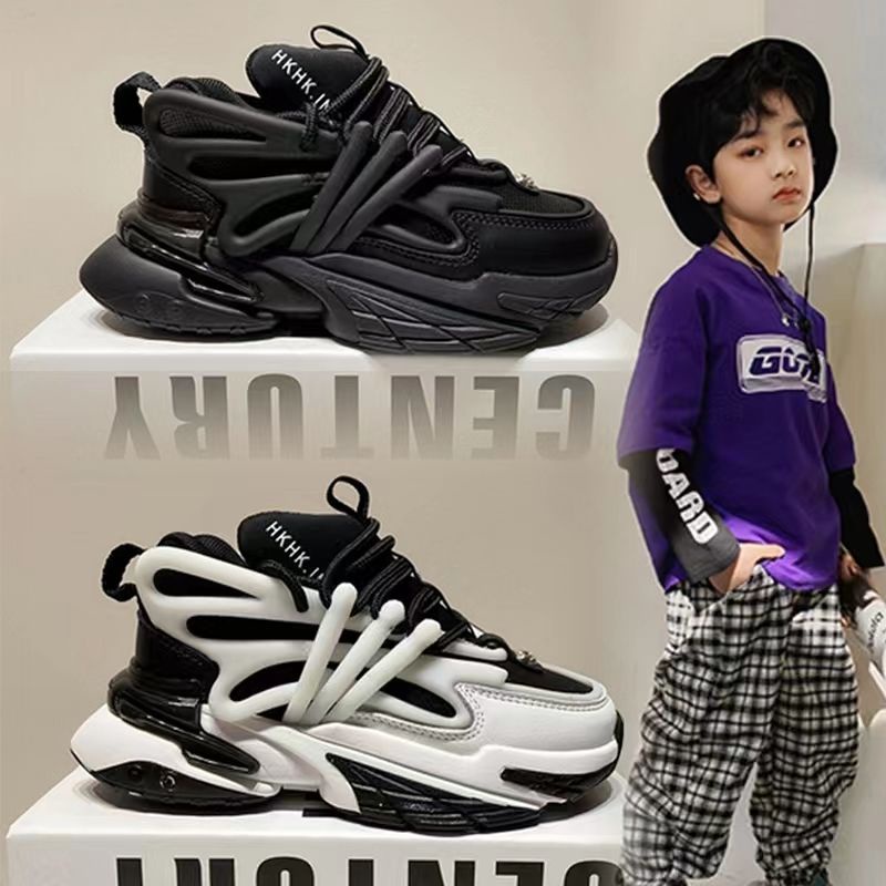 Giày Sneaker Đế Dày Thoáng Khí Thời Trang Xuân Thu 2023 Cho Bé 6-12 Tuổi